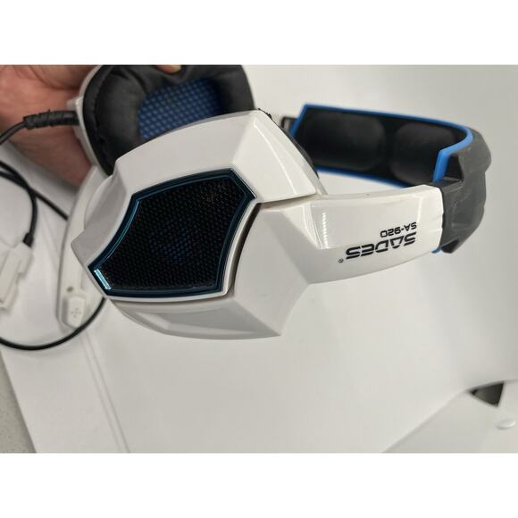 Sades Gaming Headset Sa-920 White Free S/h - Picture 4 of 8